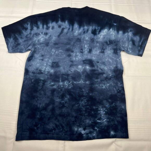 AC/DC Liquid Blue Tie Die Graphic Shirt For those about to Rock Mens M T Shirt - Picture 2 of 7